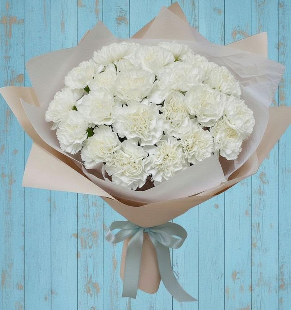 Букет цветов из: Гвоздики в Аксёново-Зиловском