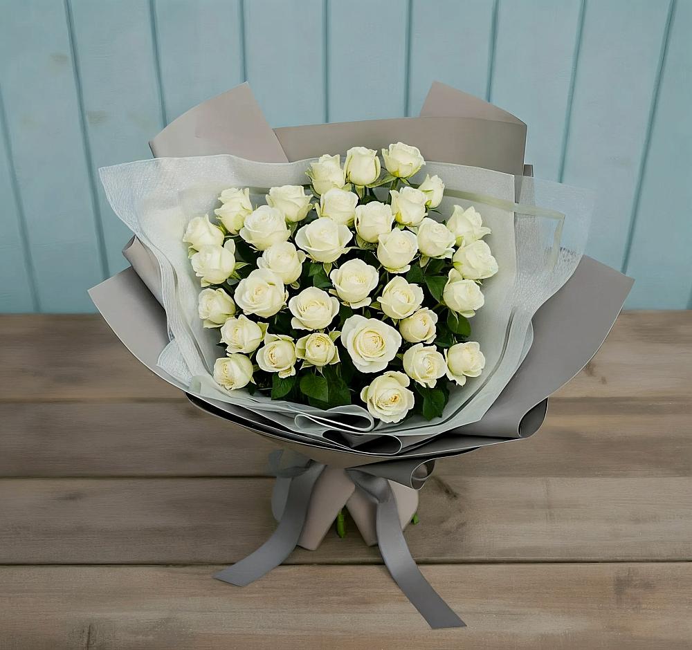 Букет Белоснежная нежность в Аксёново-Зиловском