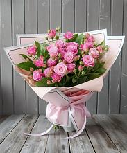 Букет Розовый кустик в Аксёново-Зиловском