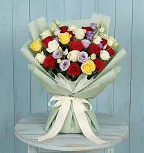 Букет цветов из:  Розы в Аксёново-Зиловском
