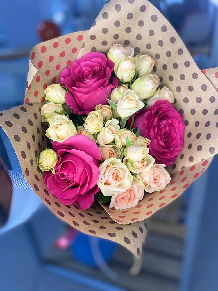 Букет цветов из: Розы в Аксёново-Зиловском