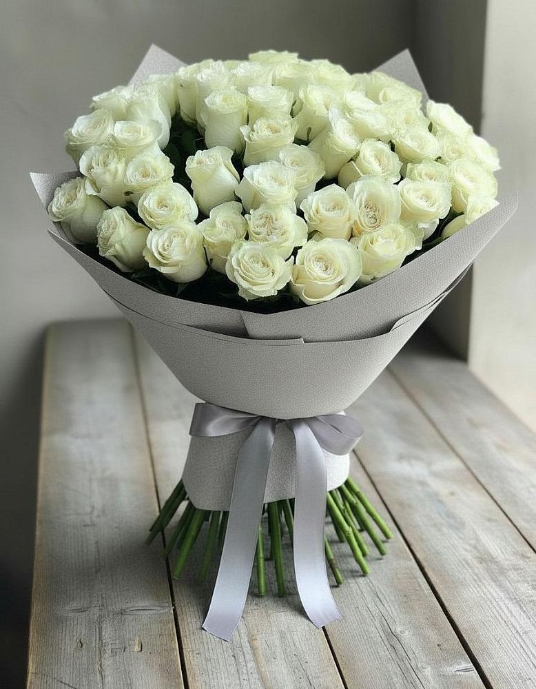 Букет 35 Белых роз в Аксёново-Зиловском