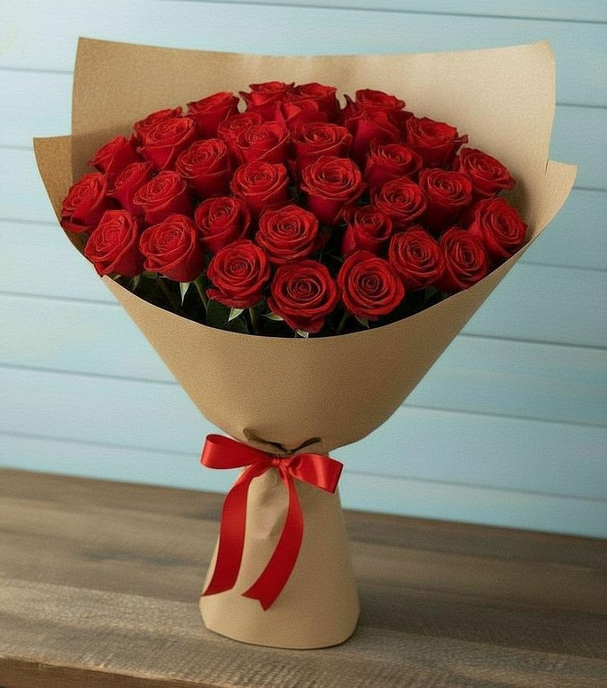 Букет Красные розы Милано в Аксёново-Зиловском