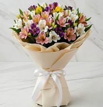 Букет цветов из:  Альстромерии в Аксёново-Зиловском