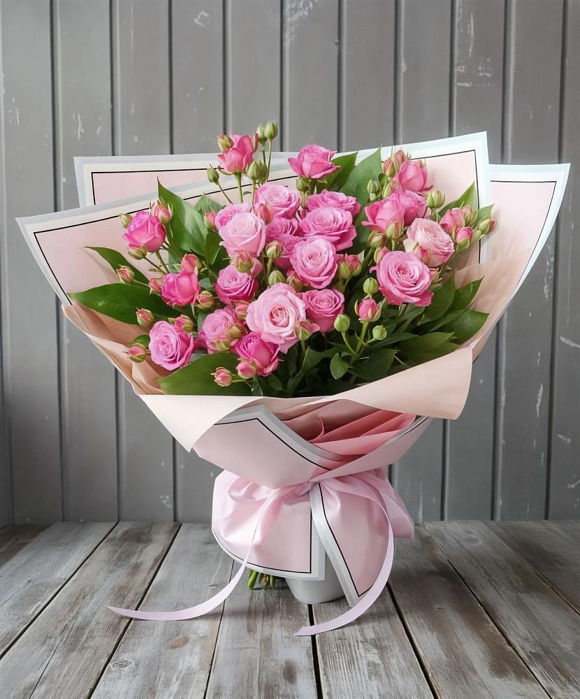Букет Розовый кустик в Аксёново-Зиловском