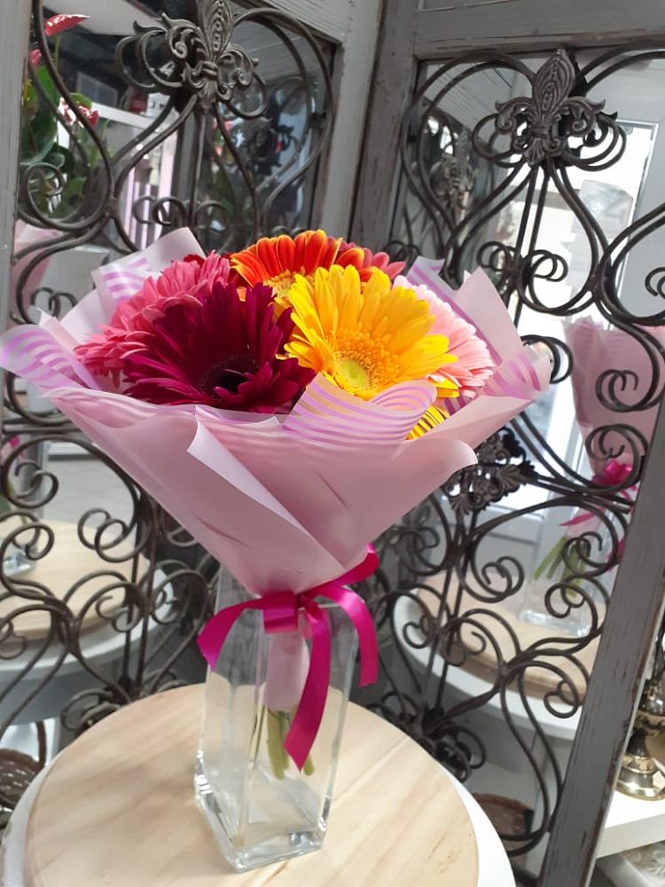 Букет цветов из: Герберы в Аксёново-Зиловском