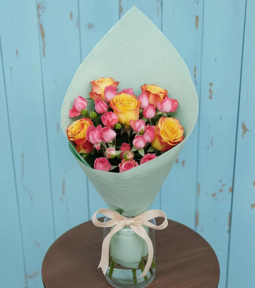 Букет цветов из: Розы в Аксёново-Зиловском