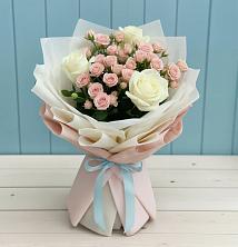 Букет цветов из:  Розы в Аксёново-Зиловском