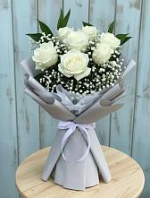 Букет цветов из:  Розы #REPLACE_PRED# Аксёново-Зиловском