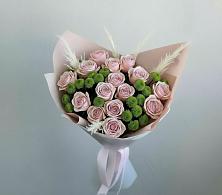 Букет цветов из:  Розы и Хризантемы в Аксёново-Зиловском