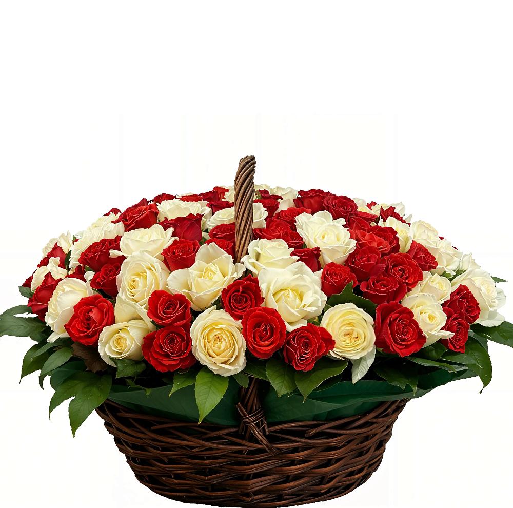 Премиум букет из: Розы в Аксёново-Зиловском