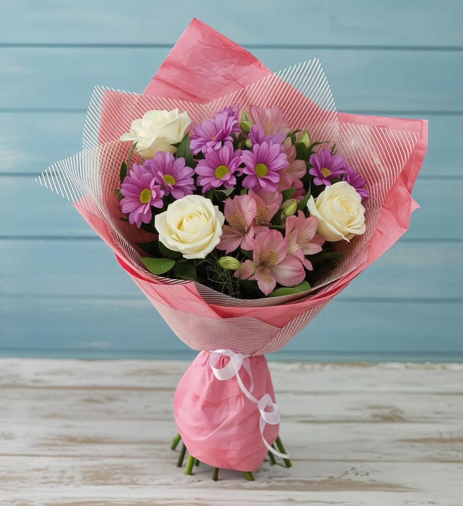 Букет цветов из: Герберы в Аксёново-Зиловском