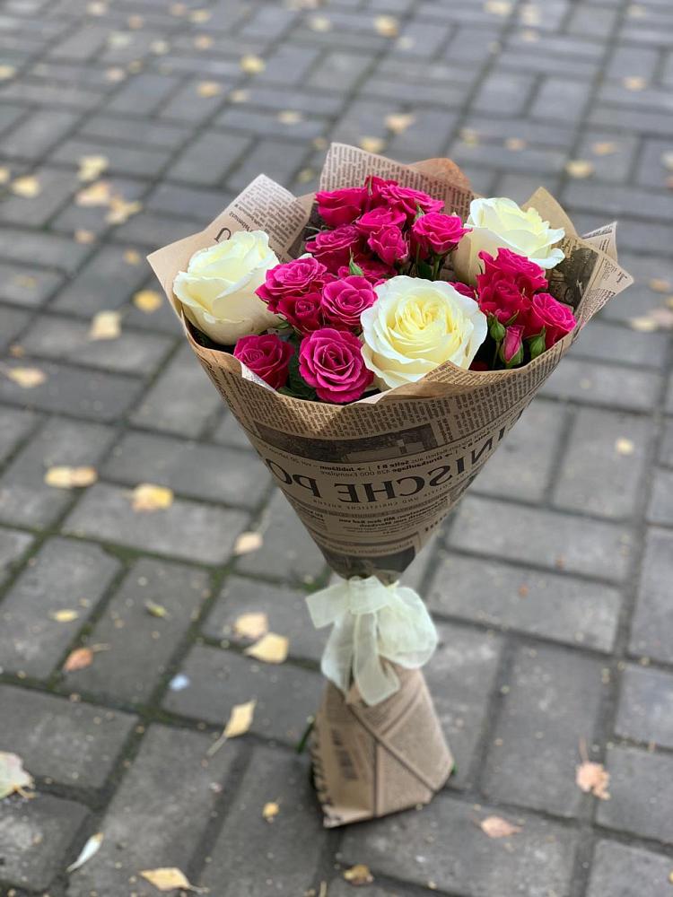 Букет цветов из: Розы в Аксёново-Зиловском