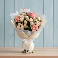 Букет цветов из:  Розы в Аксёново-Зиловском