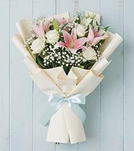 Букет цветов из:  Лилии в Аксёново-Зиловском