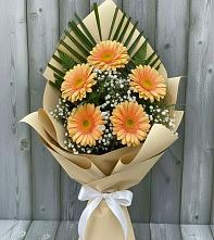 Букет цветов из:  Герберы в Аксёново-Зиловском