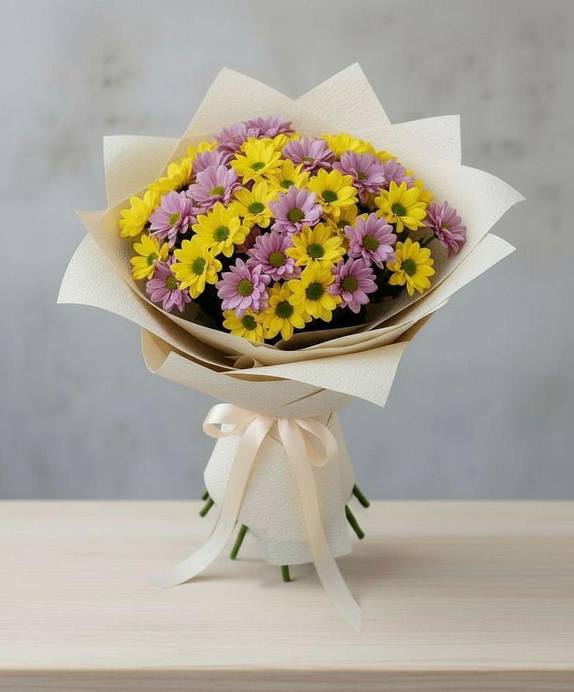 Букет цветов из: Хризантемы в Аксёново-Зиловском